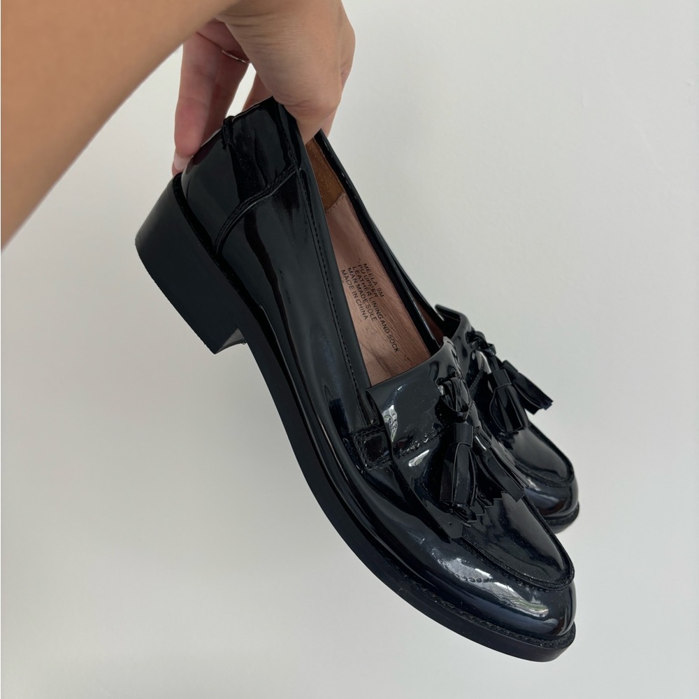 Steve Madden Loafers Patent Leather Size 9